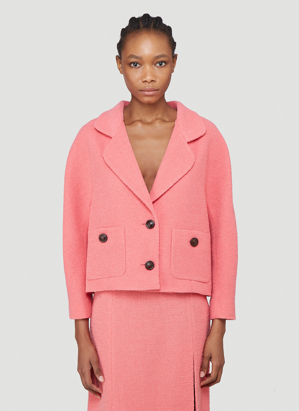 Gucci pink windbreaker top