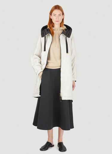 Max Mara Greenre Anorak Coat White max0247038