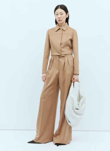 Wide Leg Wool Pants Max Mara Wide Leg Wool Pants Camel max0254066
