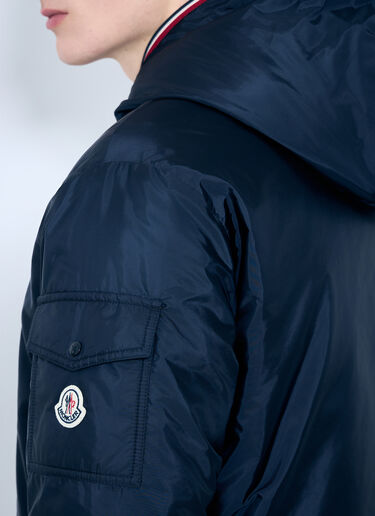 Moncler Evettes Hooded Short Down Jacket Navy mon0159012