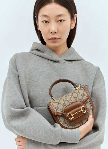 Gucci Horsebit 1955 迷你手提包 棕色 guc0257137