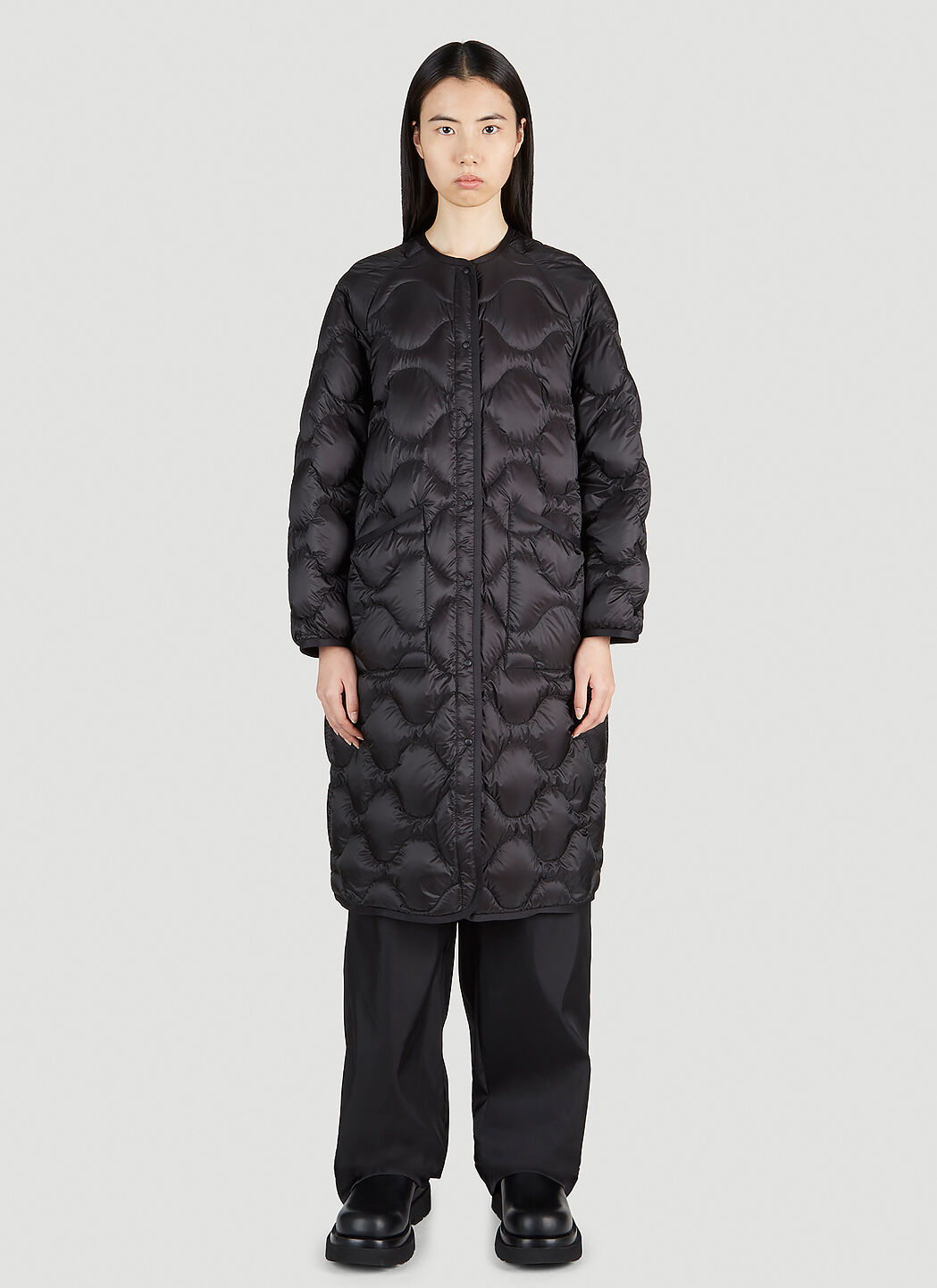 【税込?送料無料】 Hyke Moncler 4 Nadelhornis LN-CC | Black in Coat Long ジャケット・アウター