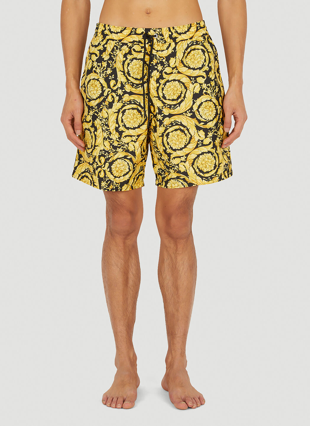 Versace black on sale swim shorts
