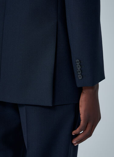 Wool Double-Breasted Blazer Saint Laurent Wool Double-Breasted Blazer Navy sla0162010