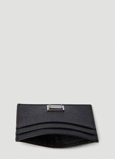 Dolce & Gabbana St Dauphine 徽标铭牌卡夹 黑色 dol0151014