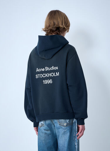 Logo Hooded Sweatshirt Acne Studios Logo Hooded Sweatshirt Black acn0364037
