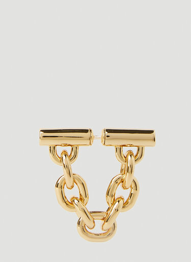 Rabanne XL Link Chain Earrings Gold pac0252040