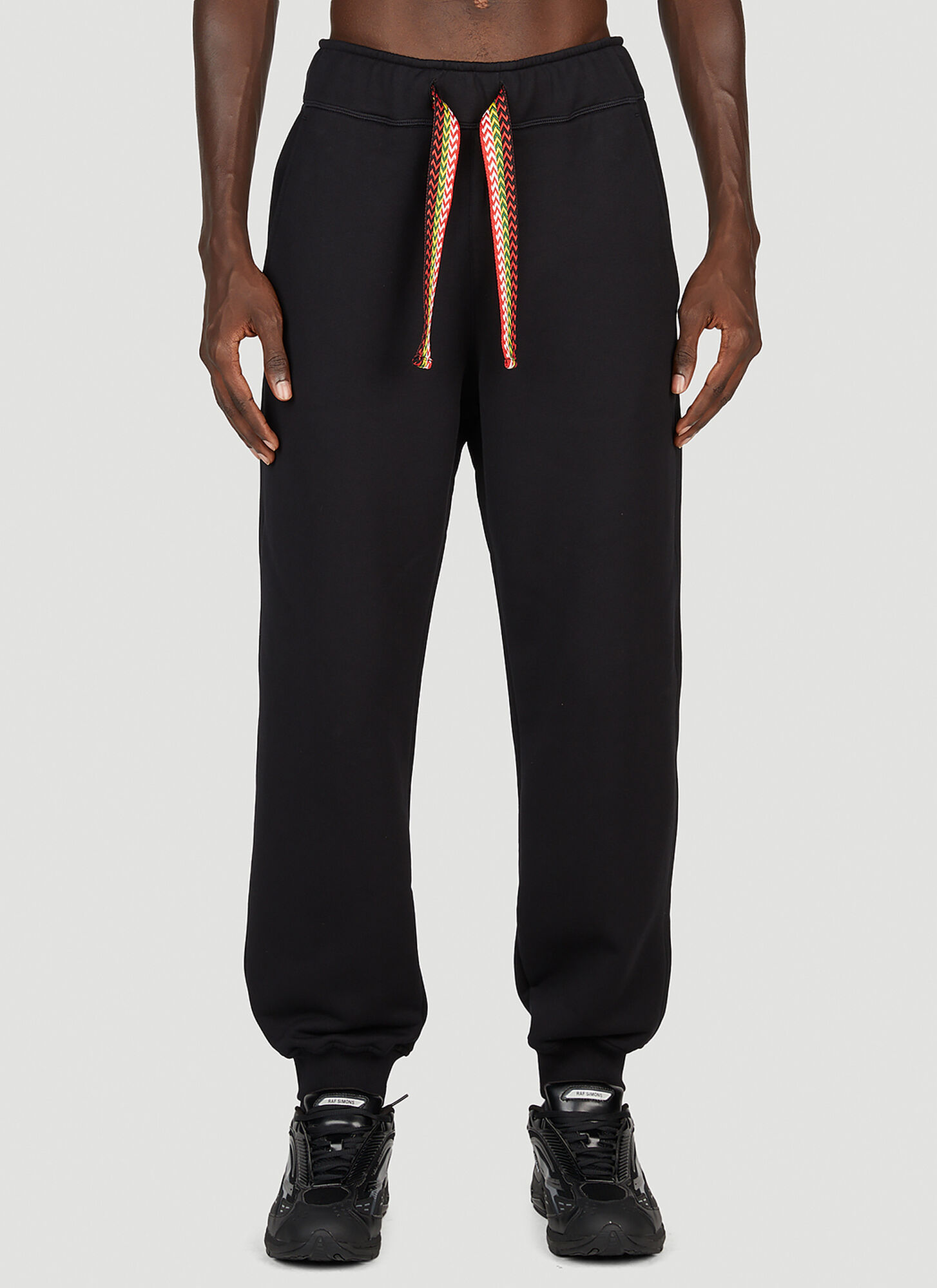 Shop Lanvin Curblace Track Pants In Black