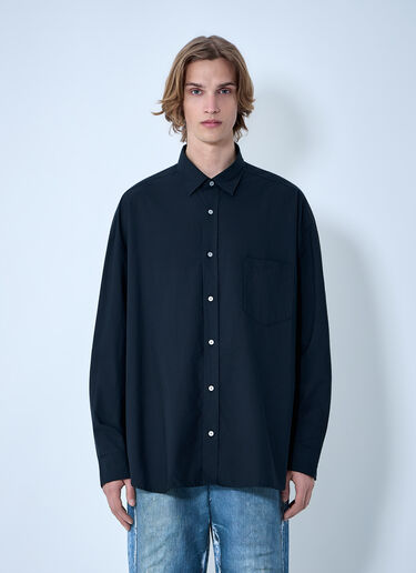 Acne Studios Check Button-Up Shirt Black acn0164032