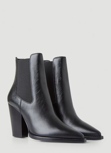 Saint Laurent Theo Ankle Boots Black sla0249081