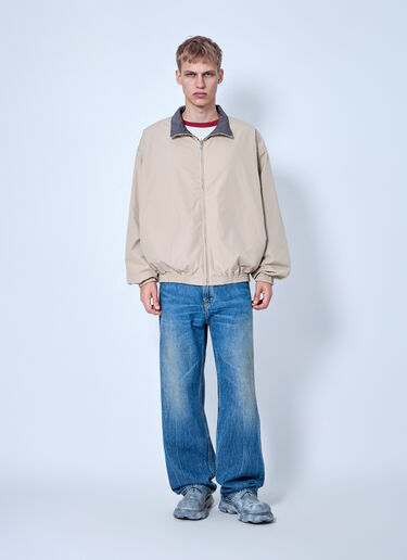 LN-CC® - Acne Studios: Reversible Zip-Up Jacket - Grey Acne Studios Reversible Zip-Up Jacket Grey acn0165041