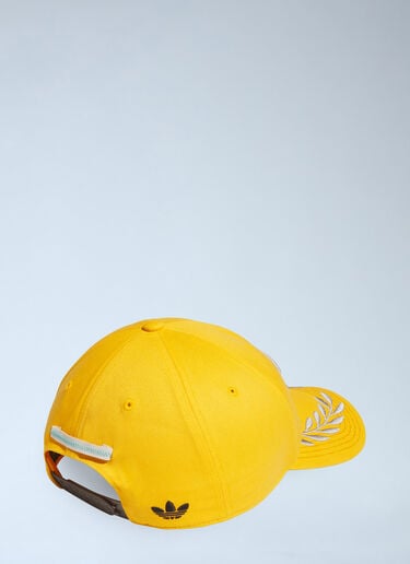 adidas x Bad Bunny x Mercedes AMG F1 Logo Motif Baseball Cap Gold adi0364005