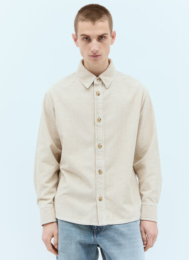 A.P.C. Surchemise Bobby Shirt Beige apc0155003