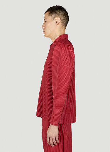 Homme Plissé Issey Miyake Polo Shirt Red hmp0152012