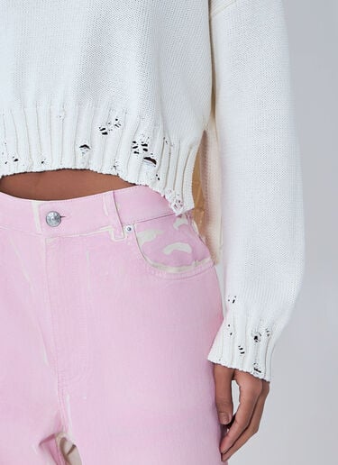 Marni Logo Motif Sweater Cream mni0263004