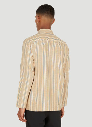 Snow Peak Dobby Stripe Classic Shirt Beige snp0148006