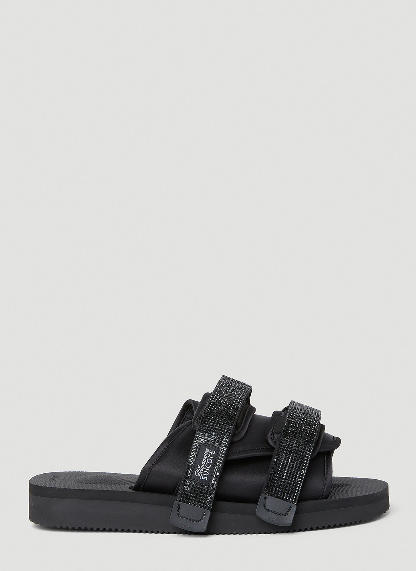 Blumarine X Suicoke Moto Low Slides Female Black