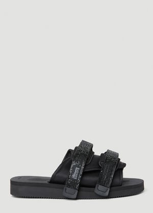 Blumarine x Suicoke Moto Low Slides Brown blm0253012