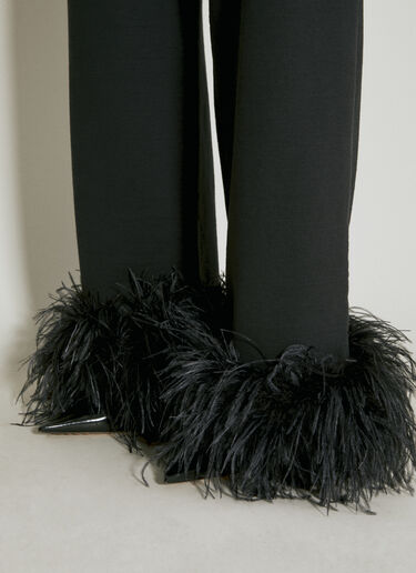 Prada Feather Cuffs Track Pants Black pra0255002