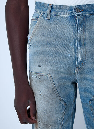 MM6 Maison Margiela Distressed Jeans Blue mmm0160005