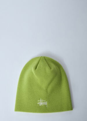 Stüssy Logo Motif Beanie Hat Yellow sts0160019