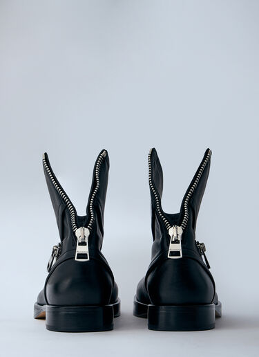 JW Anderson Leather Biker Boots Black jwa0260009