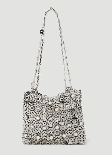 Rabanne 1969 Strass Shoulder Bag Silver pac0251018