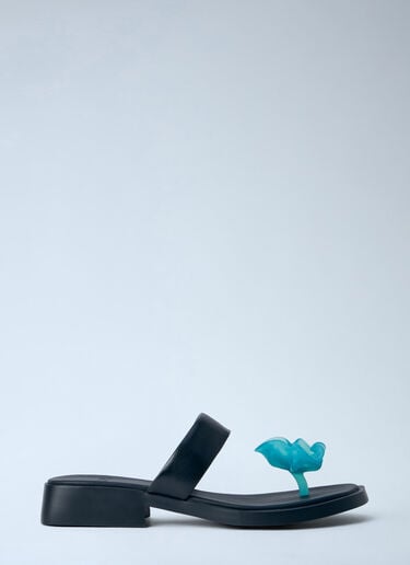 CAMPER Sculptural Toe Ring Sandals Black cmp0264011