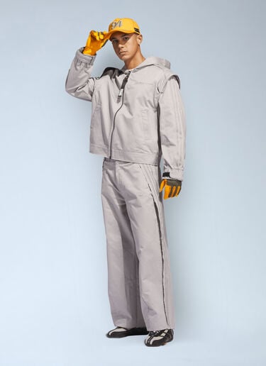 adidas x Bad Bunny x Mercedes AMG F1 Logo Motif Disressed Pants Grey adi0364004