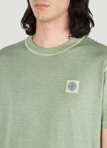 Stone Island Compass Patch T-Shirt Green sto0152071
