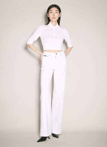 Dolce & Gabbana フレアジーンズ ホワイト dol0257005
