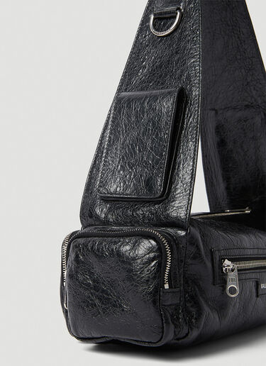Balenciaga 슈퍼비지 슬링 스몰 위켄드 백 블랙 bal0149045