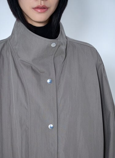 Toteme Summer Parachute Jacket Grey tot0265001