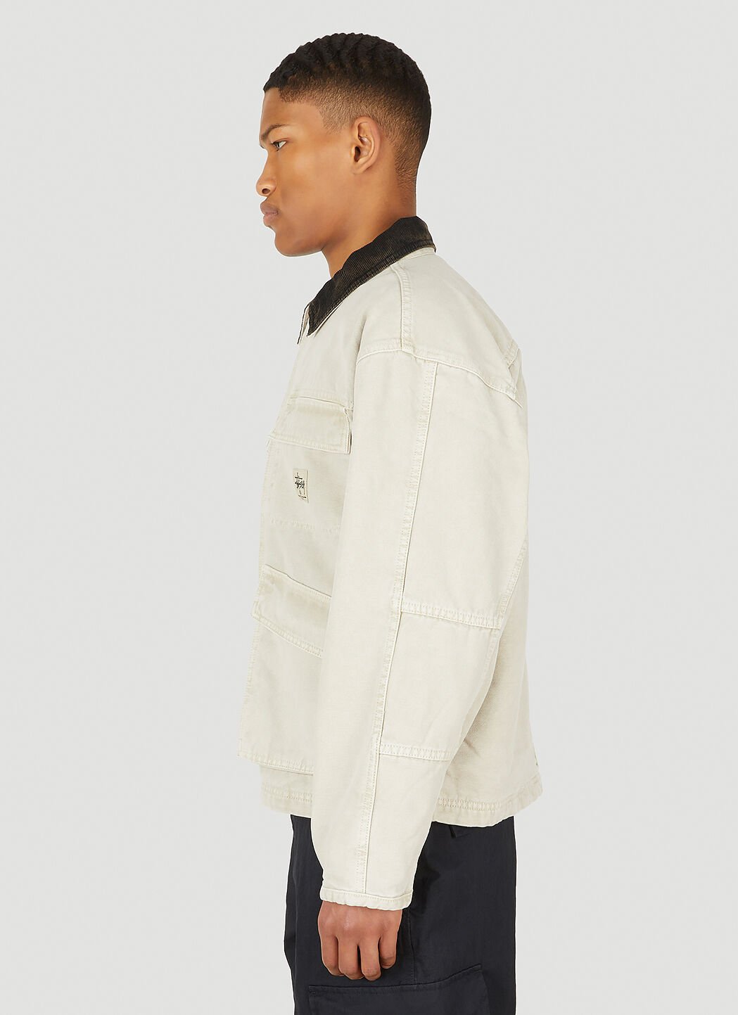 Canvas shop jacket stussy new arrivals