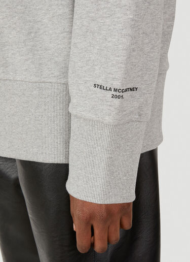 Stella McCartney Falabella Curb Chain Sweatshirt Grey stm0249008