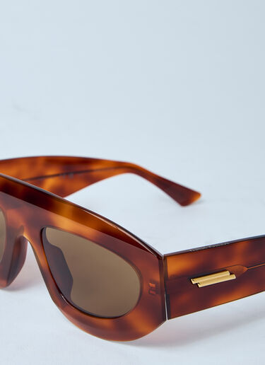 Bottega Veneta Ultrathin Mask Sunglasses Brown bos0259003