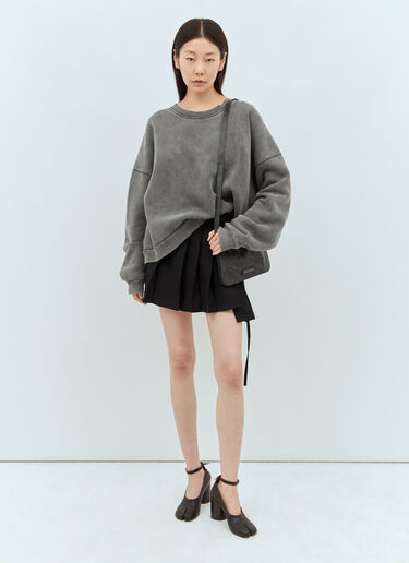 Acne Studios 로고 패치 맨투맨 블랙 acn0357002