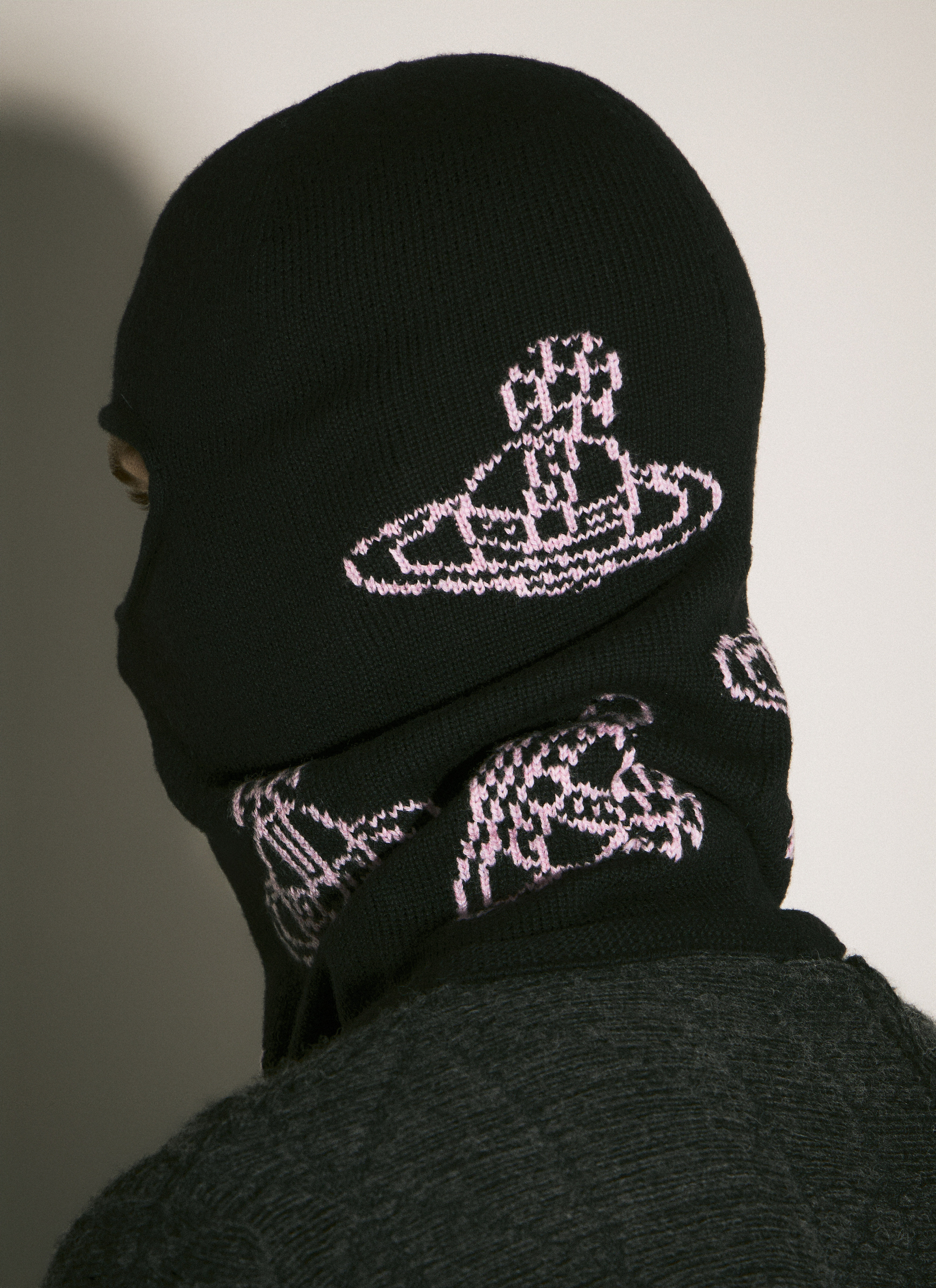 Vivienne Westwood Men's' Orb Balaclava in Black | LN-CC®