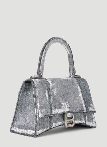 Balenciaga Hourglass Distressed Handbag Grey bal0252014