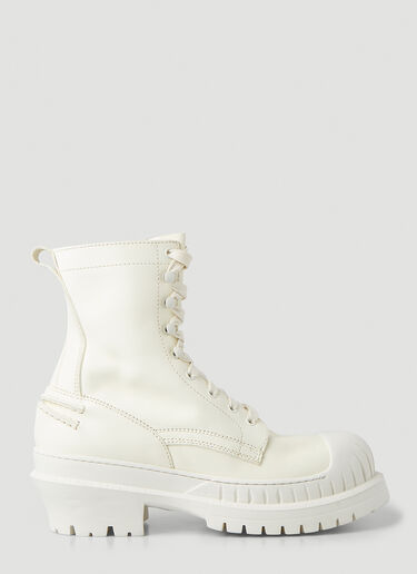 Acne Studios Lug Sole Ankle Boots White acn0246053