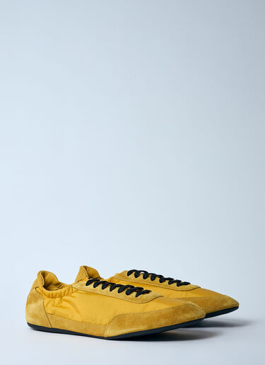 Prada Collapse Re-Nylon And Suede Sneakers Brown pra0160019