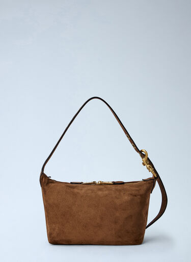 LN-CC® - Miu Miu: Spirit Suede Bag - Brown Miu Miu Spirit Suede Bag Brown miu0366055