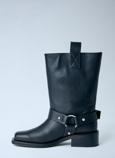 Mid Shaft Biker Boots GANNI Mid Shaft Biker Boots Black gan0263058