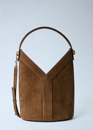 Saint Laurent Y Top-Handle Bucket Bag Brown sla0263098