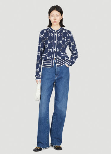 Gucci GG 자카드 카디건 네이비 guc0253055