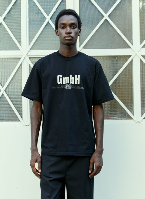 GmbH Logo Print T-Shirt Black gmb0154016
