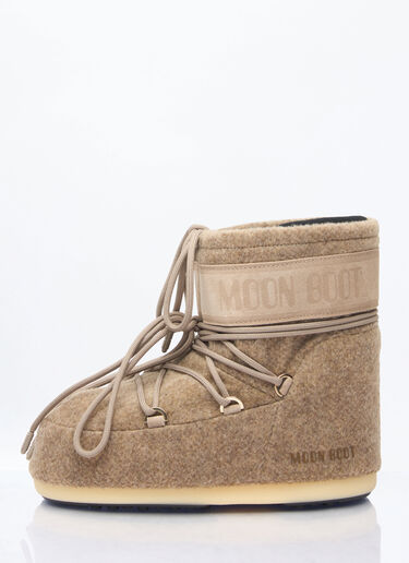 Moon Boot Icon Low Felt Boots Beige mnb0360006