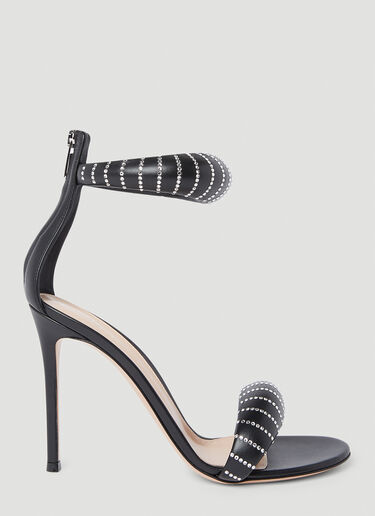Gianvito Rossi Bijoux Crystal High Heeled Sandals Black gia0251003
