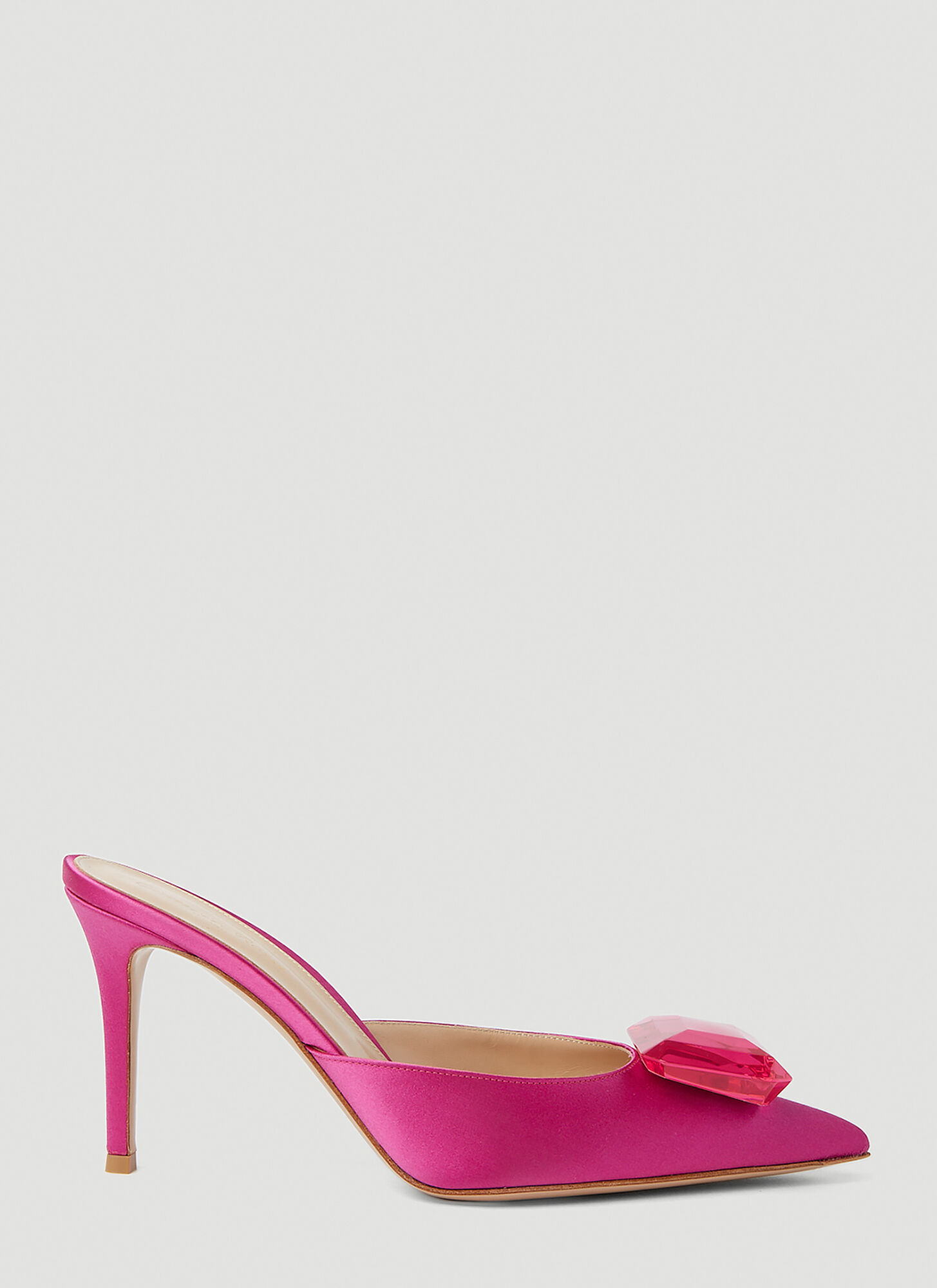 Shop Gianvito Rossi Jaipur Slingback High Heels In Pink