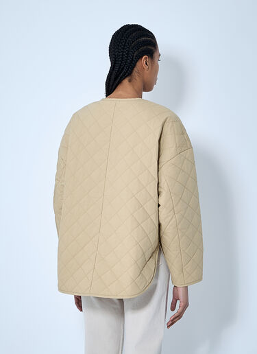 TOTEME Quilted Jacket Beige tot0260009